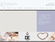 Tablet Screenshot of foodworkscookeryschool.co.uk